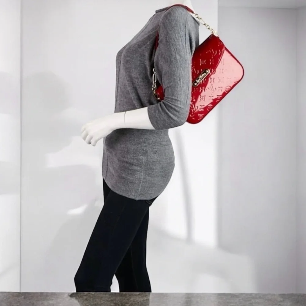Pomme D'Amour Apple of Love Monogram Vernis Rodeo Drive Bag Louis Vuitton Red